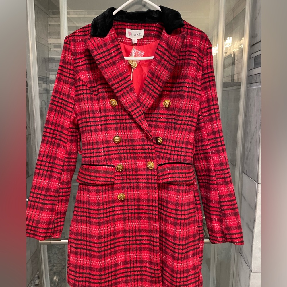 Plaid Blazer